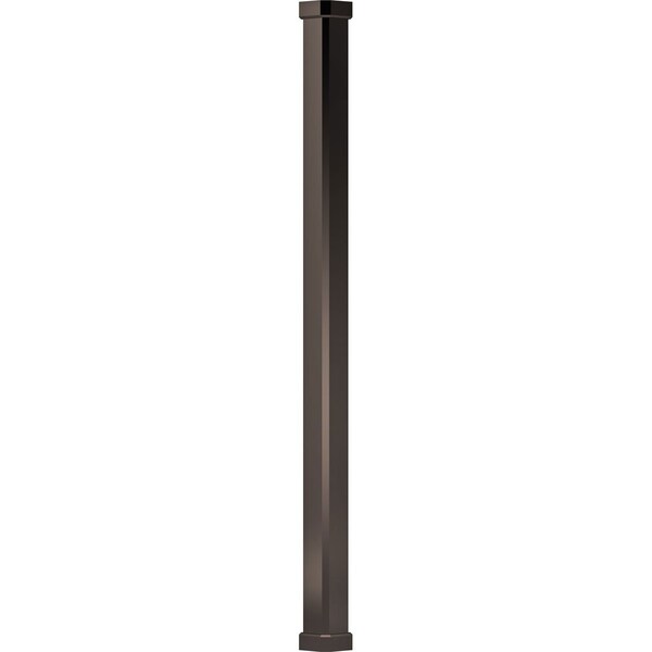 Ekena Millwork 6" x 8' Endura-Aluminum Craftsman Style Column Square Shaft (For Post Wrap Installation) Non-Tapered EA0608INPSCCRCR - main